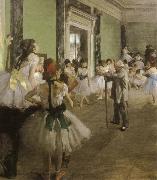 Edgar Degas the dance class oil painting picture wholesale